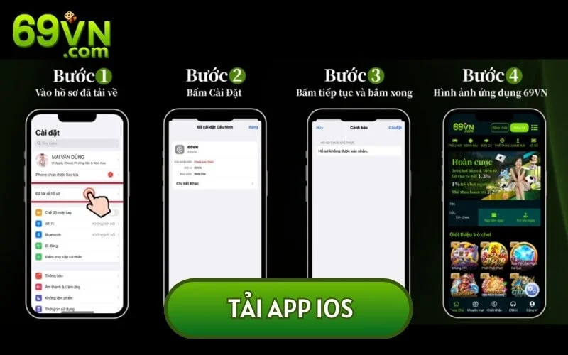 Chỉ với 3 bước tải app trên Ios về máy bạn sẽ có thể thoải mái tham gia cá cược tại nhà