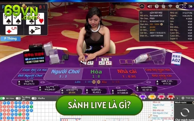 SẢNH LIVE là điểm đến đã quá quen thuộc với nhiều cược thủ tại Việt Nam