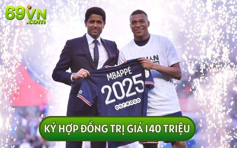 Mbappe đã từng ký hợp đồng trị giá 140 triệu bảng Anh với Nike