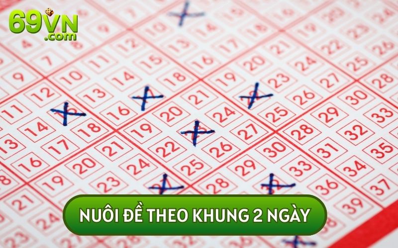 Nuôi đề theo khung 2 ngày với tỷ lệ gấp đôi sẽ không đòi hỏi bạn phải bỏ qua số vốn quá lớn