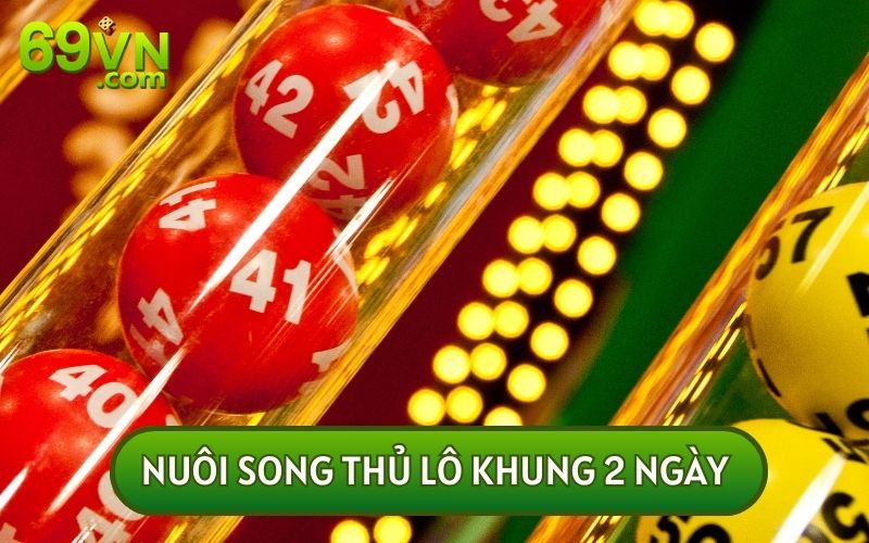 Nuôi song thủ lô khung 2 ngày sẽ có hai tỷ lệ đầu từ là 1:2 và 1:3