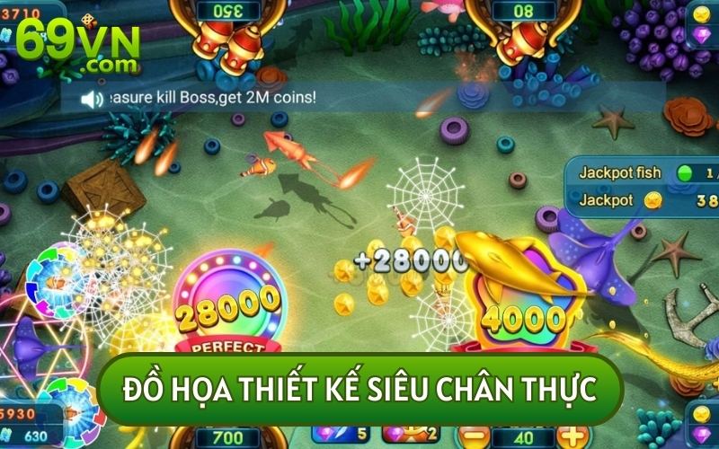 Có thể nói rằng đồ họa là một trong những yếu tố làm nên tên tuổi của BẮN CÁ OCEAN WAR